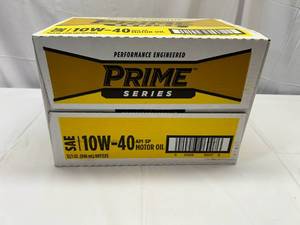 lot 244 image: 12x 1qt Prime Series 10w-40 Motor Oil