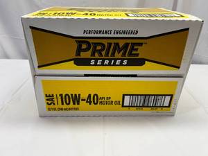 lot 246 image: 12x 1qt Prime Series 10w-40 Motor Oil