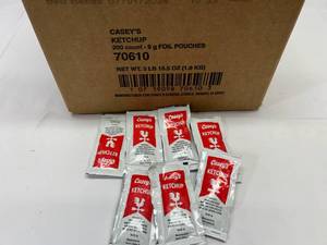 lot 374 image: 2x 200 Pouches Ketchup