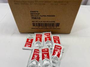 lot 375 image: 2x 200 Pouches Ketchup
