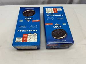 lot 24 image: MM. 2x 10-1.69oz Packs RipVan Leos Cookies & Creme