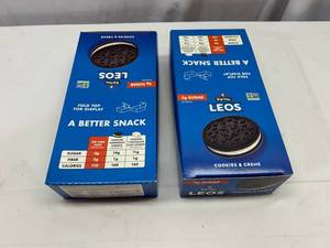 lot 25 image: MM. 2x 10-1.69oz Packs RipVan Leos Cookies & Creme