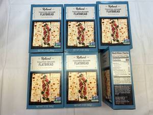 lot 37 image: MM. 6x 5oz Roland Toasted Sesame Flatbread Crackers