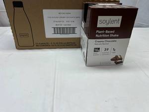 lot 55 image: MM. 3x 4 packs 11oz Soylent Nutrition Shake-Creamy Chocolate Best by 07102024