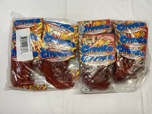lot 70 image: OO. 2x 12ct Chavito Mango Habanero(Dried Mango Pieces covered in Spice)