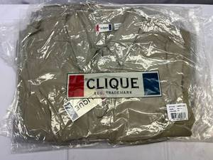 lot 104 image: SSS. 5x Clique KhakiTan XL Long Sleeve Shirt