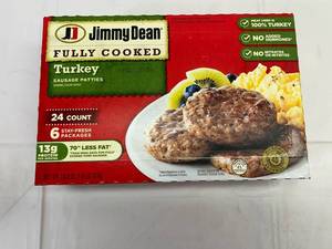 lot 159 image: A. 24ct Jimmy Dean Turkey Sausage Patties
