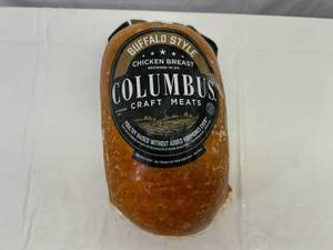 lot 169 image: E. 5lbs Buffalo Style Boneless Chicken Breast-Columbus Craft Meats