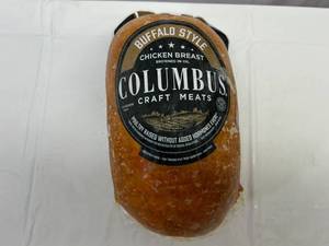 lot 171 image: E. 5lbs Buffalo Style Boneless Chicken Breast-Columbus Craft Meats