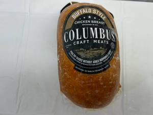 lot 174 image: E. 5lbs Buffalo Style Boneless Chicken Breast-Columbus Craft Meats