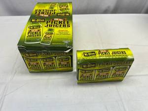 lot 192 image: SS.18x 2oz Mt Olive Pickle Juicers