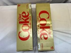 lot 193 image: 2x 12-12oz Cans Caffeine Free Diet Coke