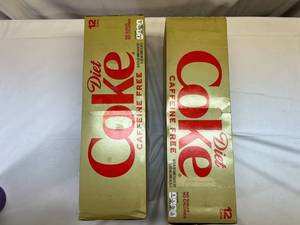 lot 195 image: 2x 12-12oz Cans Caffeine Free Diet Coke