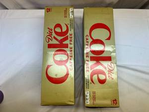 lot 196 image: 2x 12-12oz Cans Caffeine Free Diet Coke