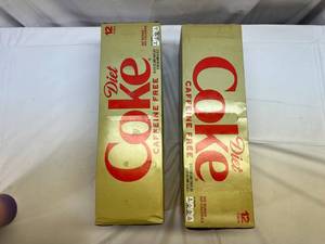 lot 197 image: 2x 12-12oz Cans Caffeine Free Diet Coke