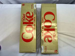 lot 199 image: 2x 12-12oz Cans Caffeine Free Diet Coke
