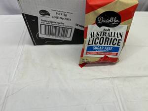 lot 212 image: 1x 84oz bags DarrellLea Soft Australian Licorice-Sugar Free Best by 04302024