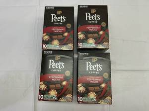 lot 221 image: 4x 10ct Peets Peppermint Mocha K-cups-82024