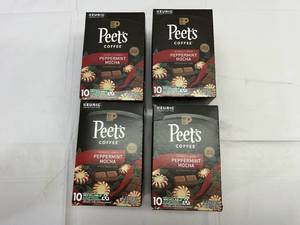 lot 222 image: 4x 10ct Peets Peppermint Mocha K-cups-82024