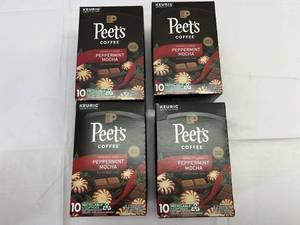 lot 225 image: 4x 10ct Peets Peppermint Mocha K-cups-82024