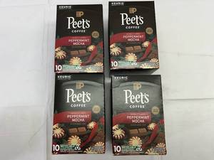 lot 229 image: 4x 10ct Peets Peppermint Mocha K-cups-82024