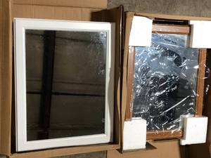 Lot of Assorted Bathroom Mirrors Various Models and Conditions Customer Returns See Pictures