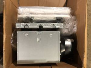 Hampton Bay 160 CFM Ceiling Mount Room Side Installation Bathroom Exhaust Fan with Adjustable LED Lighting and Night Light Customer Returns See Pictures