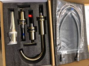 Phiestina Brushed Gold Wides pread 8 in. 2-Handle Bathroom Faucet 3-Hole     Customer Returns See Pictures