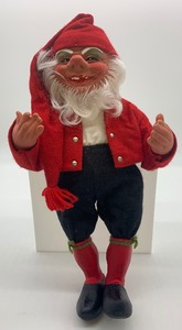 lot 120 image: VINTAGE - Muneca Arne Hasle Norwegian Troll #1 - Red Jacket