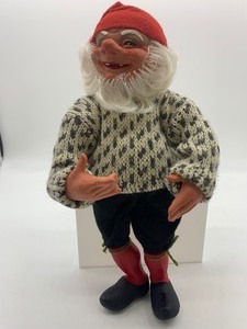 lot 121 image: VINTAGE - Muneca Arne Hasle Norwegian Troll #2 Striped Sweater