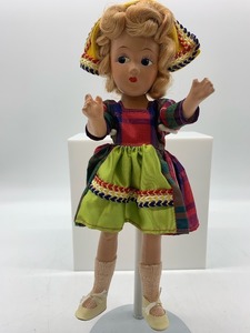 lot 134 image: VINTAGE Hand Painted Composition Doll