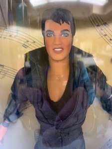 lot 96 image: ELVIS, 68 Special Doll MIB