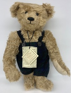 lot 88 image: Artisan THE BROWN BEAR COMPANY Jointed Curly Mohair Bear 