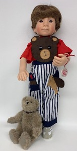 lot 146 image: JULIE GOOD-KRUGER Doll - Bear Hugs