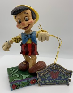 lot 77 image: WALT DISNEY - Enesco Showcase Collection Little Statues - Lively Step - Pinocchio - MIB