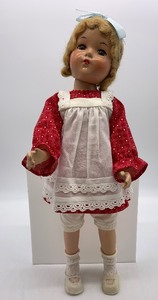 lot 130 image: VINTAGE Composition Doll