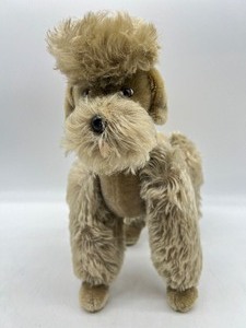 lot 192 image: Vintage STEIFF Jointed Plush Poodle - Germany