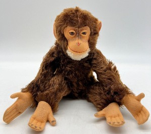 lot 209 image: Vintage STEIFF Jointed Plush Monkey - JOCKO - With No Tag - Small