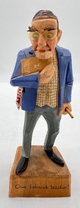 lot 220 image: Artisan JASCHKE PRETZL Wood Carved Our Beloved Teacher