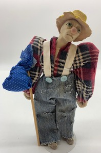 lot 224 image: Artisan Clown Hobo Doll