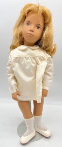 lot 26 image: SASHA Doll - Honey Blonde Silk Dress