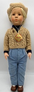 lot 262 image: KATHE KRUSE Soft Boy Doll with Original Tags and Box 1978