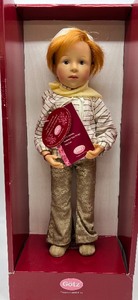 lot 268 image: GOTZ Doll - Flavius Red Head Boy - MIB - Germany