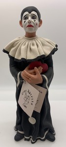 lot 299 image: DIANE KEELER Polymer Clay Clown Figurine
