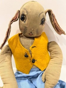 lot 135 image: Vintage UNCLE WIGGILY Rabbit 1930s by Georgene Averill  Madame Hendren