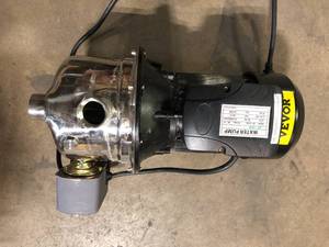 VEVOR Shallow Well Jet Pump 1 HP 1056 GPH 147.6 ft. Jet Water Pump 750-Watt 110V with Pressure Switch for Home Farms Cabin  Customer Returns See Pictures