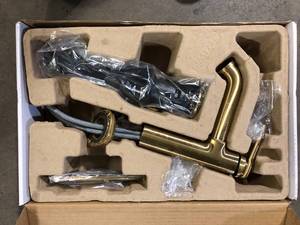 KOHLER Numista Single-Handle Single Hole Bathroom Faucet in Vibrant Brushed Moderne Brass  Customer Returns See Pictures