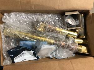 KOHLER Clearflo Brass Toe Tap Bath Drain in Vibrant Brushed Nickel Customer Returns See Pictures