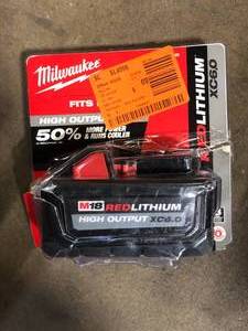 Milwaukee M18 18-Volt Lithium-Ion High Output Battery Pack 6.0Ah Customer Returns See Pictures