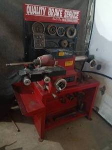 Rels Model 2000 Brake Lathe -w- Stand & Accessories